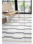 Home Çift Taraflı Makinada Yıkanabilir Modern Desenli Dokuma Kilim Karessa 9 (60X180) 1