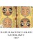 Faces Series - A5, Kuniyoshi Utagawa 4'lü Defter Seti I, Çizgisiz, Toplam 256 Sayfa, Her Biri 64 Sayfa, Tel Dikiş, Esnek Kapak, Oval Kenar, Tuval Doku, 60 gram, Sarı Krem Renk 2