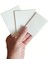 Şeffaf Renkli Yapışkan Post It Kare Not Kağıdı Karenot (3'lü Set- 3 Boy Beyaz) 1
