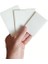Şeffaf Renkli Yapışkan Post It Kare Not Kağıdı Karenot (3'lü Set- 3 Boy Beyaz) 2