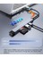 NR22 5in1 Type-C USB Otg Kablolu Hub Dock Istasyonu USB 3.0 5gbps Veri Aktarımı Kart Okuyucu 2