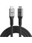 USB 4.0 240W 40GBPS Thunderbolt 4 8k 60Hz Usb-C Görüntü Aktarım ve Type-C Hızlı Şarj ve Data Kablosu 2 Metre 3