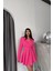 Ceket Elbise Pens Detaylı - Pembe 4
