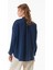 Basic Oversize Arkası Uzun Düğmeli Gömlek 4