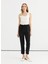 Normal Bel Standart Siyah Kadın Pantolon 25YSL5363 1