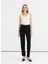Normal Bel Standart Siyah Kadın Pantolon 25YSL5345 1