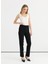 Normal Bel Standart Siyah Kadın Pantolon 25YSL5345 2