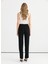 Normal Bel Standart Siyah Kadın Pantolon 25YSL5345 3