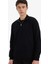 Comfort Fit Dik Yaka Yarım Fermuarlı Waffle Sweatshirt D7543AX25SP 1