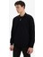 Comfort Fit Dik Yaka Yarım Fermuarlı Waffle Sweatshirt D7543AX25SP 3