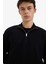 Comfort Fit Dik Yaka Yarım Fermuarlı Waffle Sweatshirt D7543AX25SP 5