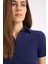 Slim Fit Dar Kesim Polo Yaka Fitilli Kaşkorse Kısa Kollu Tişört C6249AX25SP 5