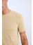 %100 Pamuk New Regular Fit Bisiklet Yaka Basic Düz Kısa Kollu Tişört V7699AZ25SP 4