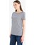 Regular Fit Kayık Yaka Çizgili Kısa Kollu Tişört D4534AX25SM 4