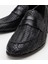 Masters 02ayh303180a100 Erkek Deri Siyah Yumuşak Dokulu Klasik Loafer 3