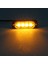 Adet 4 LED Amber Kurtarma Strobe Işıkları 12V 24V Turuncu Izgara Arıza Yanıp Sönüyor (Yurt Dışından) 4