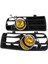 1 Çift Ön Tampon Izgarası Sis Farları Izgarası LED Lamba Tel Kiti ile Sarı Volkswagen Golf Mk4 1998-2004 (Yurt Dışından) 2