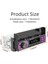 Braket Araba Bluetooth Oynatıcı Çok Işlevli Arabayı Bulabilir ve Bulabilirsiniz U Disk Takılabilir Kart Hd Kayıpsız Müzik Araba Mp3 (Yurt Dışından) 2