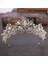 HG008 2020 Yeni Moda Barok Lüks Kristal Ab Gelin Taç Tiaras Kadınlar Için Açık Altın Diadem Tiaras Gelin Düğün Saç Aksesuarları (Yurt Dışından) 3