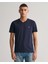 Erkek Lacivert Slim Fit V Yaka T-Shirt 2003186.433 1