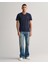 Erkek Lacivert Slim Fit V Yaka T-Shirt 2003186.433 2