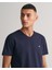 Erkek Lacivert Slim Fit V Yaka T-Shirt 2003186.433 5