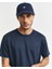 Erkek Lacivert Regular Fit Bisiklet Yaka T-Shirt 2003318.433 5