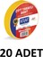 20 Adet 19 mm x 25 Metre Çift Taraflı Bant 2