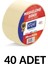 40 Adet Maskeleme Bandı 38 mm x 40 Metre Kağıt Bant 2