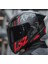 Rapıd 2 Race Raven Mat Siyah-Kırmızı Kapalı Motosiklet Kaskı Siyah Camlı 4