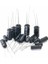 120 Adet Dip Elektrolitik Kapasitör Seti 12 Tip X10 1uf 2.2uf 3.3uf 4.7uf 10UF 22UF 33UF 47UF 100UF 220UF 330UF 470UF Silindirik Alüminyum Tamir Prototip Devre 1