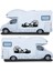 2x Gövde Sticker Çıkartması Büyük Pusula Navigasyon Dağ Geyiği ile Kamp Van Motorhome Siyah (Yurt Dışından) 3