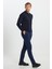 Slim Fit Dar Kesim Pamuklu Esnek Armürlü Yan Cep Pantolon 3