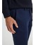 Slim Fit Dar Kesim Pamuklu Esnek Armürlü Yan Cep Pantolon 5
