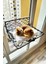 Katlanır Kedi Köpek Cam Yatağı, El Yapımı Vantuzlu Kedi Köpek Cam Hamağı, 45CM*35CM 2