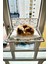 Katlanır Kedi Köpek Cam Yatağı, El Yapımı Vantuzlu Kedi Köpek Cam Hamağı, 45CM*35CM 4