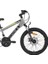 Cooper Çocuk Bisikleti 30 cm Hd 24 Jant 21 Vites Açık Gri Siyah Sarı 2