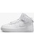 Air Force 1 Mid Leather Sneaker Deri Günlük Spor Ayakkabı Beyaz 3