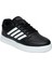 074-25 Deri Slash Anatomik Sneaker Siyah Beyaz 36-40 1