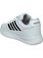 074-25 Deri Slash Anatomik Sneaker Beyaz Siyah 36-40 3
