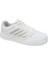 074-25 Deri Slash Anatomik Sneaker Beyaz Gümüş 36-40 1
