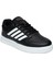 074-25 Deri Slash Anatomik Erkek Sneaker Siyah Beyaz 1