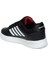074-25 Deri Slash Anatomik Erkek Sneaker Siyah Beyaz 3