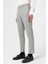 Gri Klasik Yüksek Bel Erkek Pantolon 8