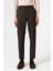 Kahve Yüksek Bel Klasik Erkek Pantolon 1