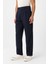 Lacivert Çift Pileli Baggy Fit Erkek Pantolon 1