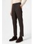 Kahve Yüksek Bel Klasik Erkek Pantolon 3