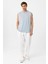 Bebe Mavi Relaxed Fit Erkek Kolsuz T-Shirt 2