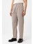 Bej Çift Pileli Baggy Fit Erkek Pantolon 2
