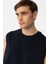 Lacivert Relaxed Fit Erkek Kolsuz T-Shirt 3